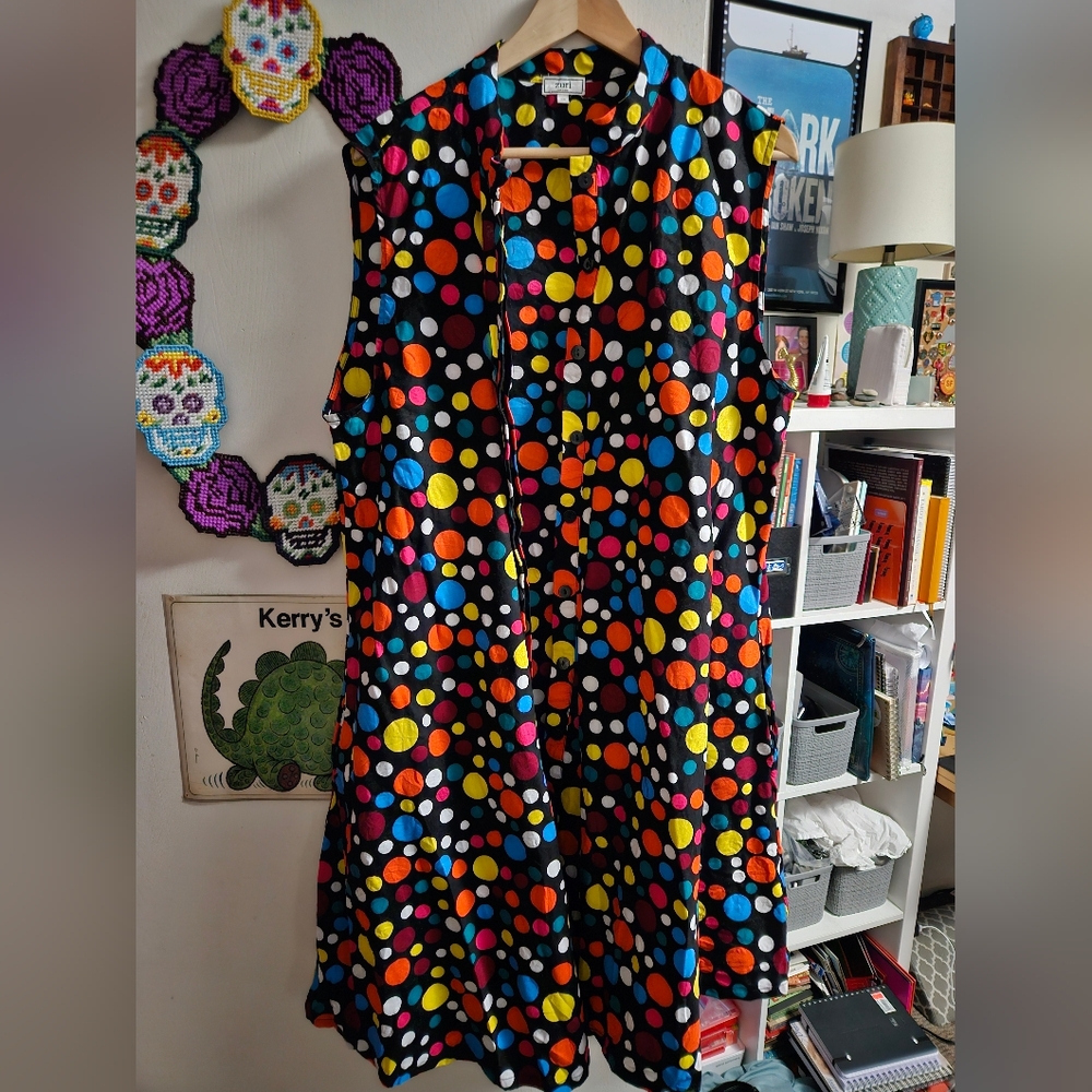 Zuri Double Bubble sleeveless dress 1X